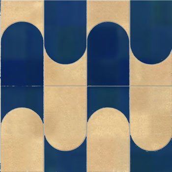 Mosaic House Moroccan tile Nano 14-15 Natural, natural, unglazed, terracotta  Cobalt Blue,    solid zellige, mosaic, zellij, field, pattern, glaze 